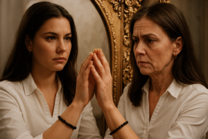 O impacto psicológico do “espelho distorcido”: como a autoimagem sabota planos de saúde e emagrecimento.